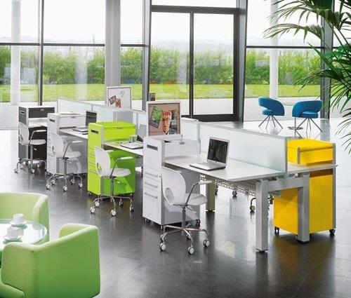Các mẫu bàn làm việc chân sắt văn phòng, nội thất Xuân Hòa