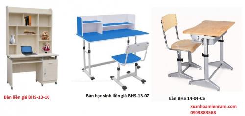 3 mẫu bàn ghế học sinh Xuân Hòa phổ biến