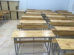 5 mẫu bàn ghế học sinh Xuân Hòa bằng gỗ cao su bán chạy nhất