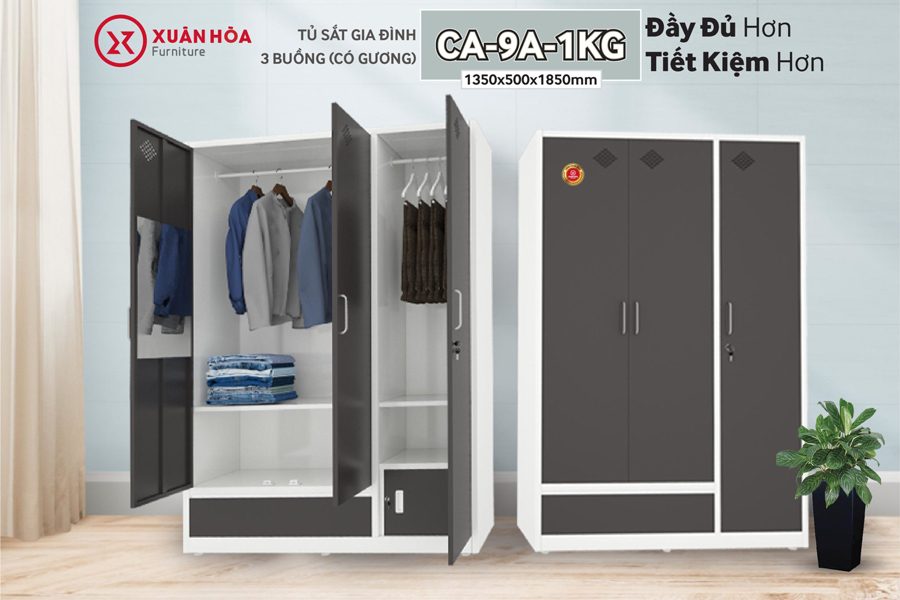 Tủ quần áo Xuân Hòa CA-9A-1KG
