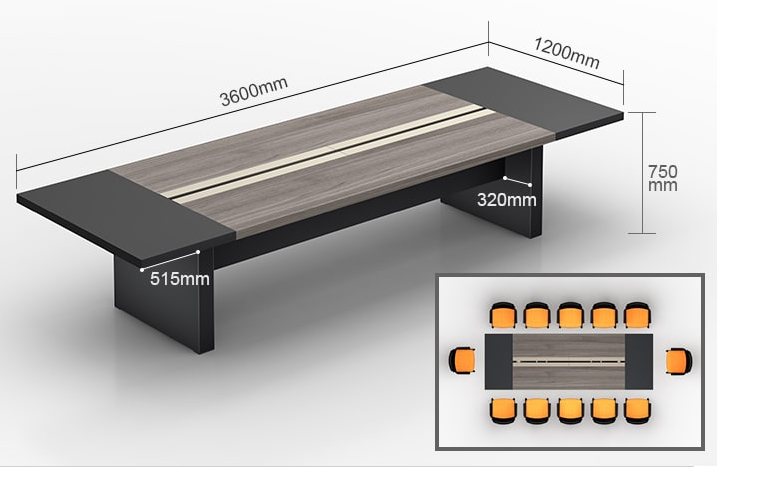 Bàn họp gỗ cao cấp XBH-G4616