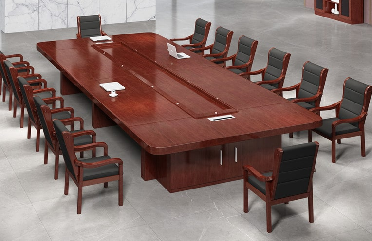 Bàn họp veneer sơn PU XBH-GV1