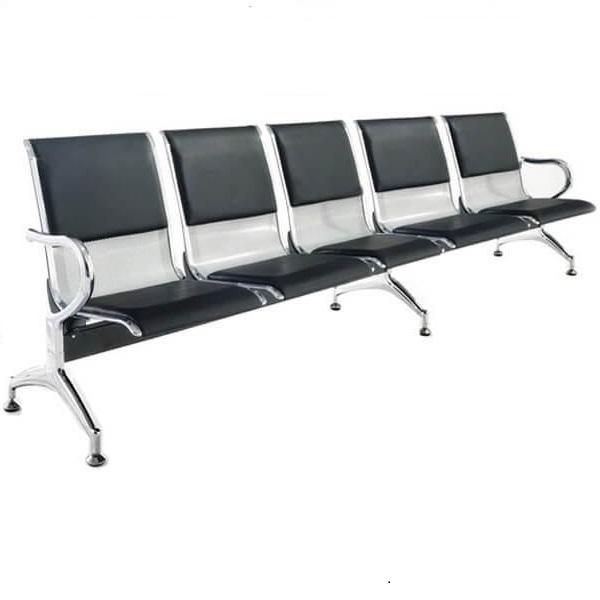 Băng ghế chờ INOX 5 chỗ bọc nệm XHPCN02-5I