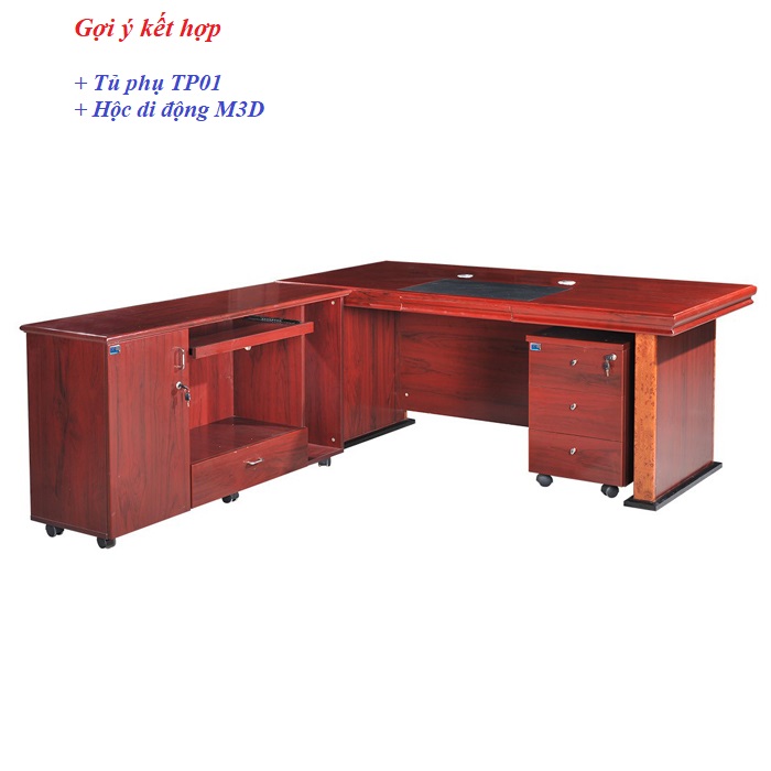 Bàn giám đốc sơn PU DT1680H37