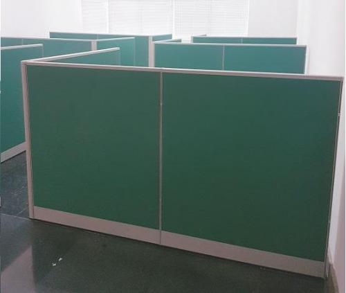 Vách ngăn bàn làm việc nhôm nỉ VNNN-09