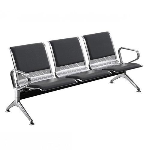 Băng chờ inox bọc nệm 3 chỗ ngồi