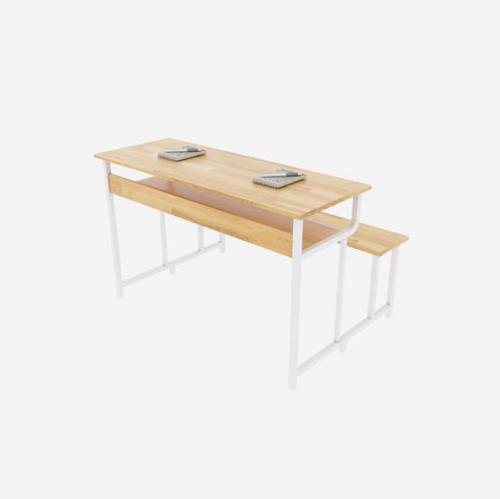 Bàn ghế học sinh gỗ cao su BSV-02-00CS