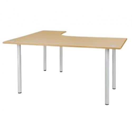 Bàn góc phải chân sắt 1m4 BLP14-CT