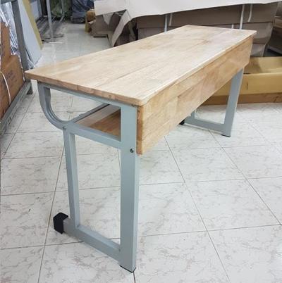 Bàn học sinh gỗ cao su BHS14-CS