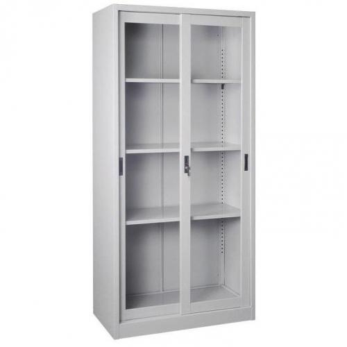 Tủ sắt cánh kính lùa PTT08